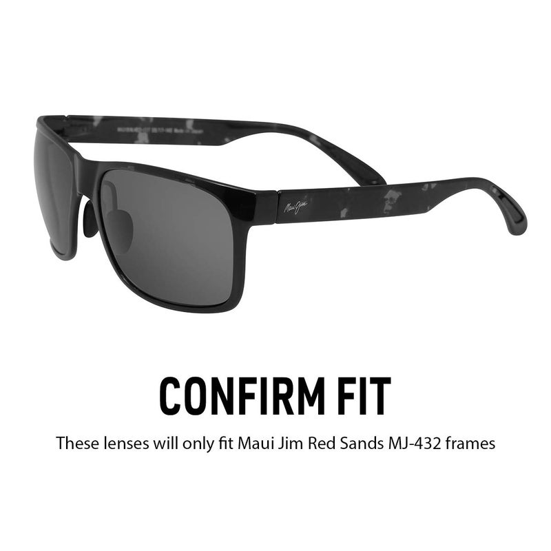 IKON LENSES Polarized Replacement Lenses For Maui Jim Red Sands Sunglasses (Violet) - Image 2